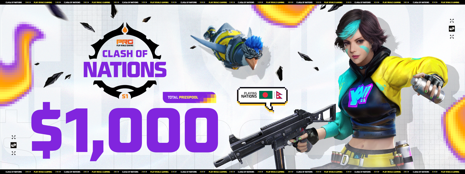 PRG CLASH OF NATIONS S1 | Nepal & Bangladesh